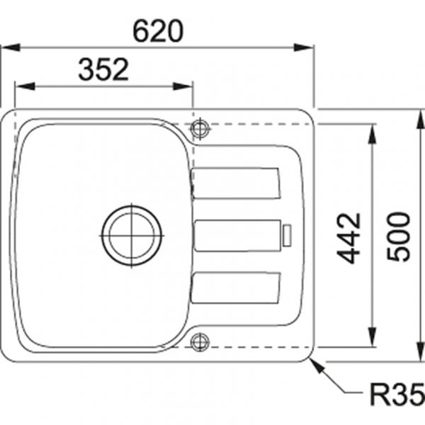 купить Franke Antea AZG 611-62 белый