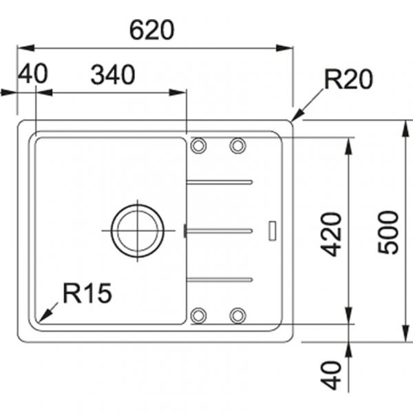 купить Franke Basis BFG 611-62 ваниль