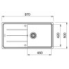мойка Franke Basis BFG 611-97 белый