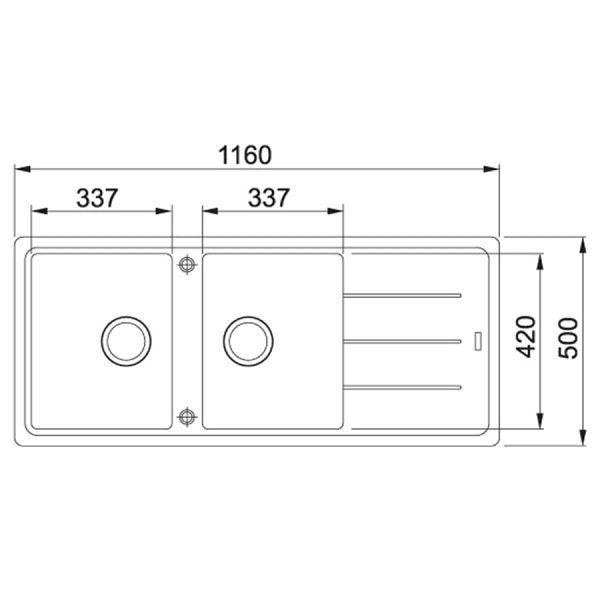 купить Franke Basis BFG 621 beige