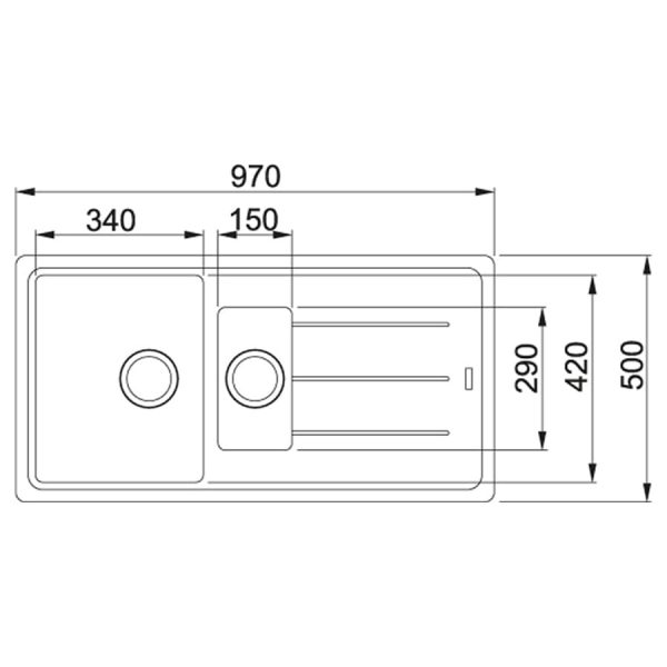 Franke Basis BFG 651 графит