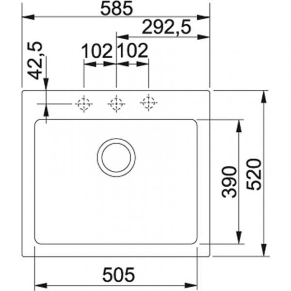 купить Franke Maris MRG 610-58 бежевый