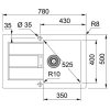 Franke Sirius SID 611-78 черный