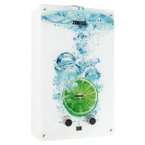 проточный водонагреватель Zanussi GWH 10 Fonte Glass Lime