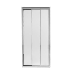 Душевая дверь в нишу Qtap Unifold CRM208.C4 78-81×185 см, стекло Clear 4 мм, покрытие CalcLess