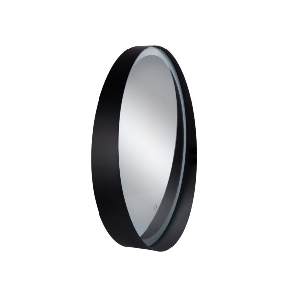 Зеркало Qtap Robin R600 Black с LED-подсветкой и антизапотеванием QT13786501B