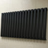 Горизонтальный дизайнерский радиатор ARTTIDESIGN Rimini 17/550 чёрный мат