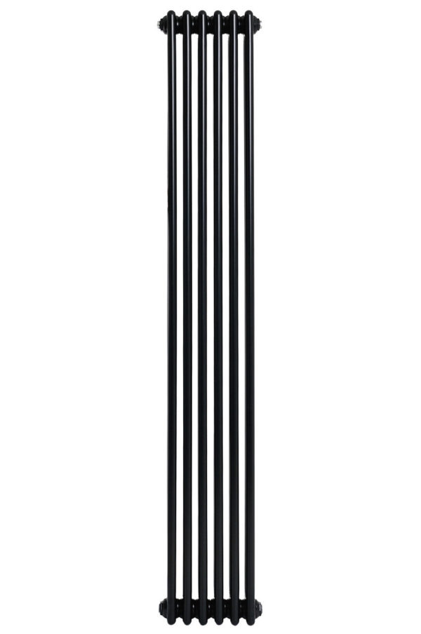 Вертикальный дизайнерский радиатор ARTTIDESIGN Bari II 6/1800 черный мат