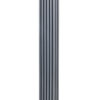 Вертикальный дизайнерский радиатор ARTTIDESIGN Bari II 6/1800 серый мат