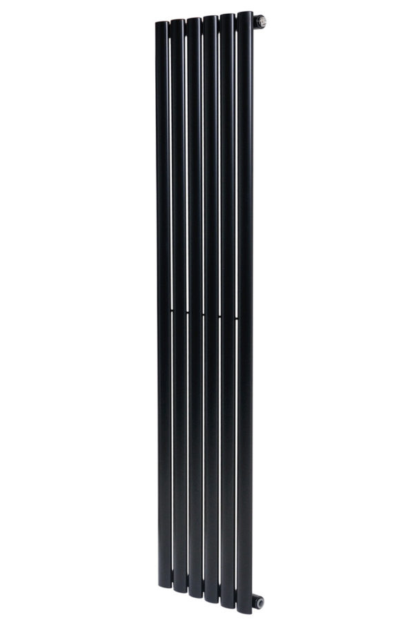 Вертикальный дизайнерский радиатор ARTTIDESIGN Rimini 6/1800 чёрный мат