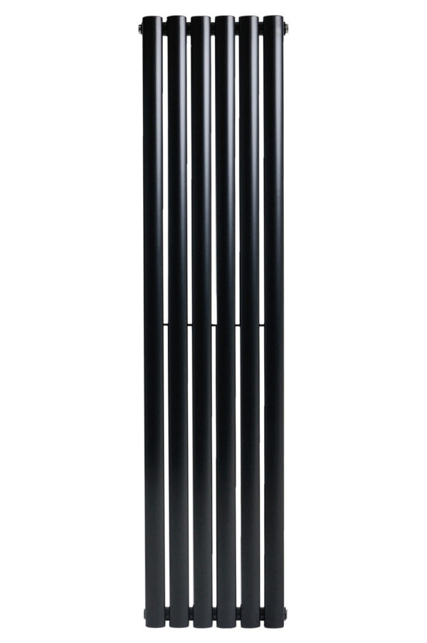 Вертикальный дизайнерский радиатор ARTTIDESIGN Rimini 6/1800 черный мат