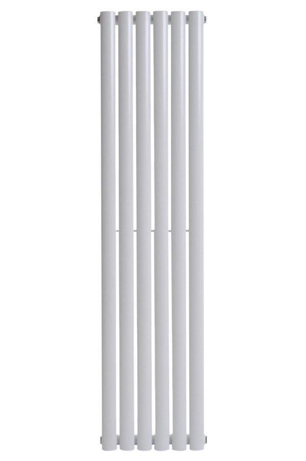 Вертикальный дизайнерский радиатор ARTTIDESIGN Rimini 6/1800 белый мат