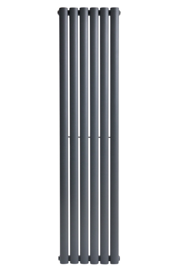 Вертикальный дизайнерский радиатор ARTTIDESIGN Rimini 6/1800 серый мат