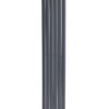 Вертикальный дизайнерский радиатор ARTTIDESIGN Rimini 6/1500 серый мат