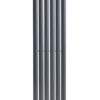 Вертикальный дизайнерский радиатор ARTTIDESIGN Rimini 6/1500 серый мат