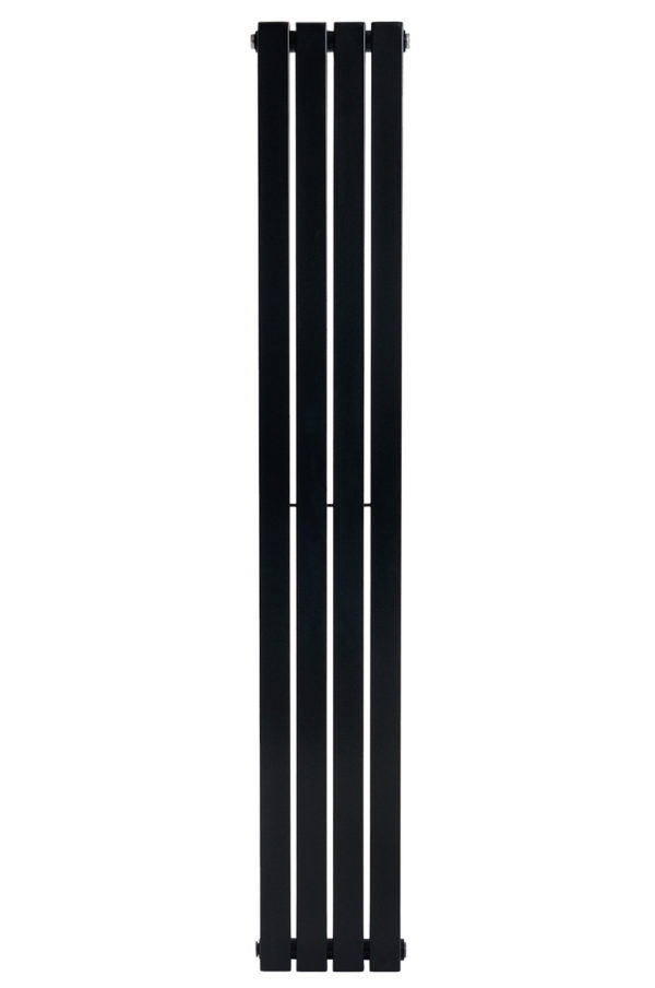 Вертикальный дизайнерский радиатор ARTTIDESIGN Terni 4/1500 чёрный мат