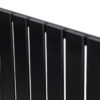 Вертикальный дизайнерский радиатор ARTTIDESIGN Livorno 7/1600 черный мат