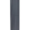 Вертикальный дизайнерский радиатор ARTTIDESIGN Livorno 7/1800 серый мат