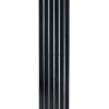 Вертикальный дизайнерский радиатор ARTTIDESIGN Terni ІІ 6/1800 чёрный мат