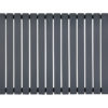 Горизонтальный дизайнерский радиатор ARTTIDESIGN Terni G 18/600 серый мат