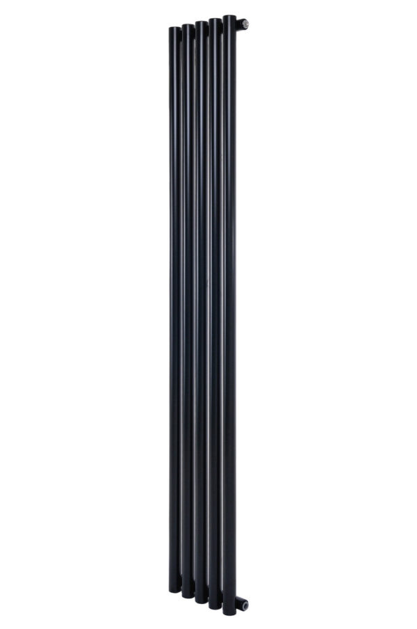 Вертикальный дизайнерский радиатор ARTTIDESIGN Matera 5/1800 чёрный мат