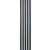 Вертикальный дизайнерский радиатор ARTTIDESIGN Matera 5/1800 черный мат