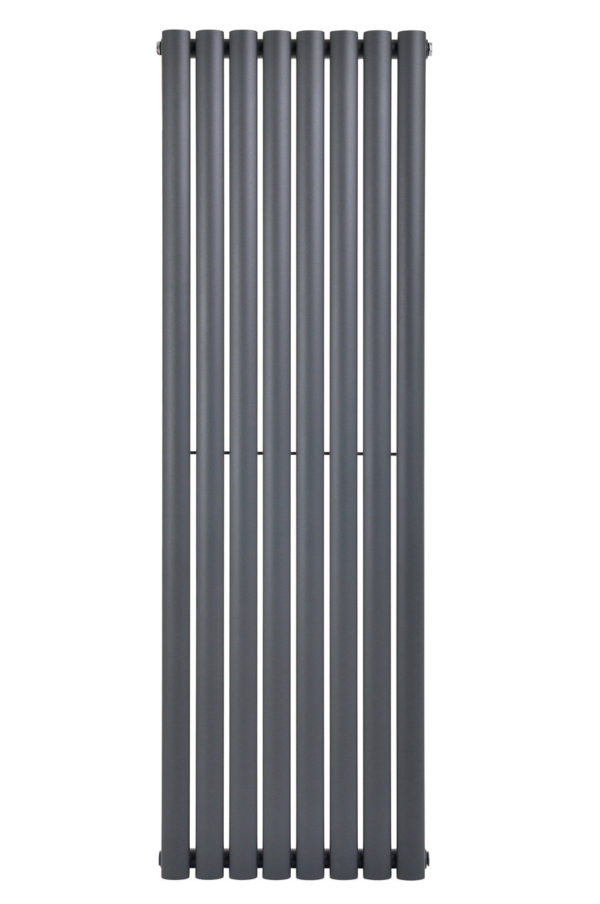 Вертикальный дизайнерский радиатор ARTTIDESIGN Rimini 8/1500 серый мат