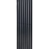 Дизайнерский вертикальный радиатор ARTTIDESIGN Rimini 8/1800 чёрный мат