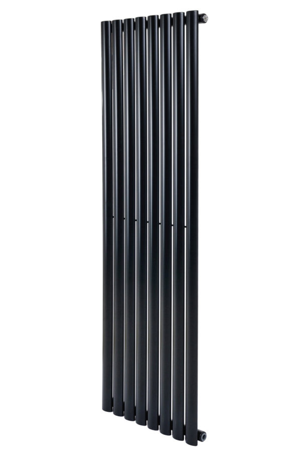 Дизайнерский вертикальный радиатор ARTTIDESIGN Rimini 8/1800 чёрный мат