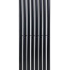 Дизайнерский вертикальный радиатор ARTTIDESIGN Rimini 8/1800 черный мат