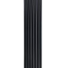 Вертикальный дизайнерский радиатор ARTTIDESIGN Matera 7/1800 черный мат