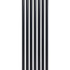 Вертикальный дизайнерский радиатор ARTTIDESIGN Matera 7/1800 чёрный мат