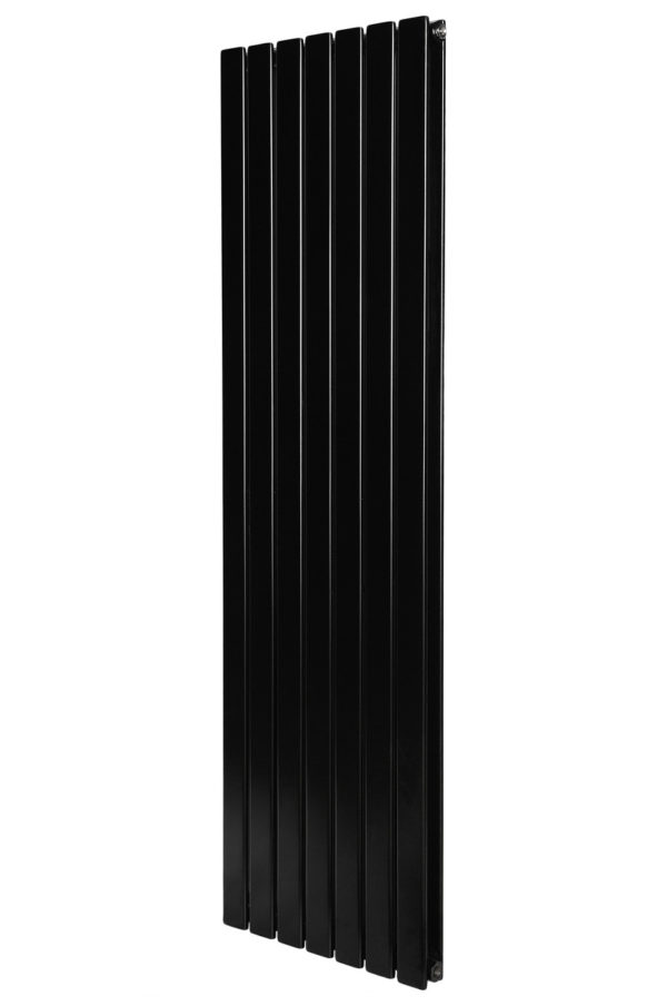 Вертикальный дизайнерский радиатор ARTTIDESIGN Livorno II 7/1600 чёрный мат