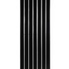 Вертикальный дизайнерский радиатор ARTTIDESIGN Livorno II 7/1800 чёрный мат