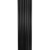 Вертикальный дизайнерский радиатор ТМ ARTTIDESIGN Matera II 7/1800 чёрный песок