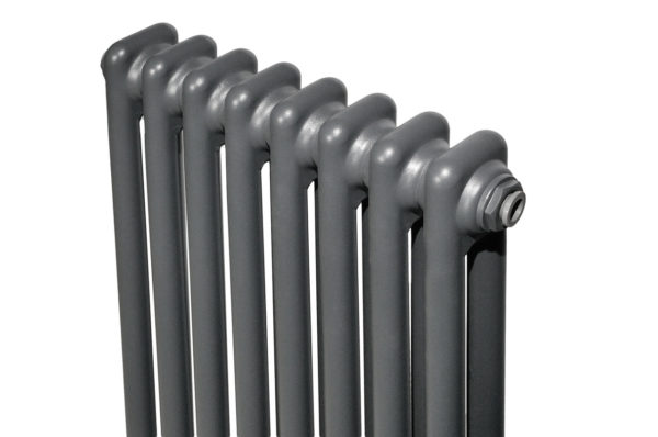 Вертикальный дизайнерский радиатор ARTTIDESIGN Bari 8/1800 серый мат