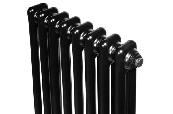 Вертикальный дизайнерский радиатор ARTTIDESIGN Bari 8/1800 чёрный мат
