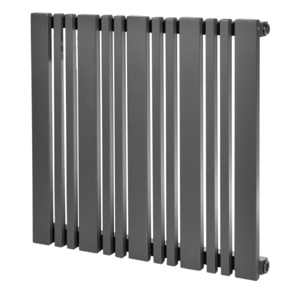 Горизонтальный дизайнерский радиатор ARTTIDESIGN Lucca 13/550 серый мат