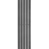 Вертикальный дизайнерский радиатор ARTTIDESIGN Livorno 5/1800 серый мат