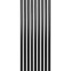 Вертикальный дизайнерский радиатор ARTTIDESIGN Matera 9/1800 черный песок