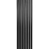 Вертикальный дизайнерский радиатор ARTTIDESIGN Matera 9/1800 черный песок