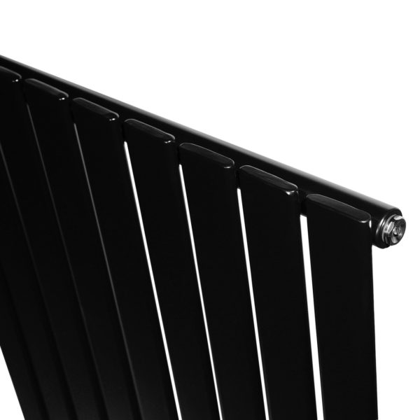 Вертикальный дизайнерский радиатор ARTTIDESIGN Livorno 9/1800 чёрный мат