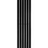 Вертикальный дизайнерский радиатор ARTTIDESIGN Terni 6/1800 черный мат