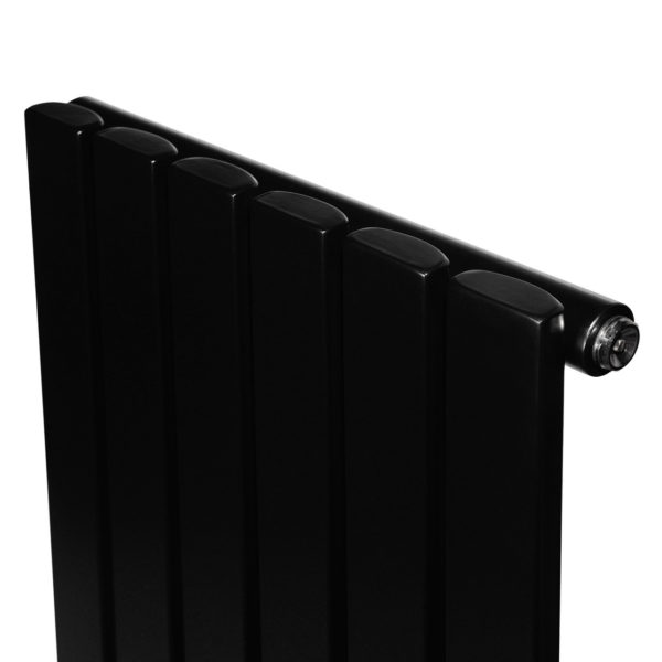 Вертикальный дизайнерский радиатор ARTTIDESIGN Terni 6/1500 чёрный мат