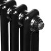 Вертикальный дизайнерский радиатор ARTTIDESIGN Bari 4/1800 черный мат