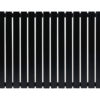 Горизонтальный дизайнерский радиатор ARTTIDESIGN Terni II G 10/600 черный мат