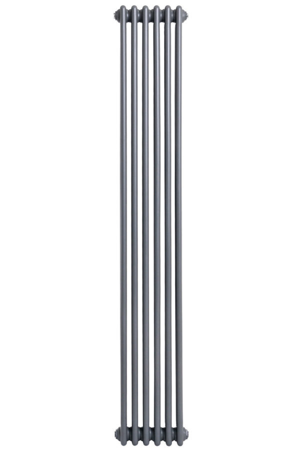 Вертикальный дизайнерский радиатор ARTTIDESIGN Bari 6/1800 серый мат