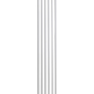 Вертикальный дизайнерский радиатор ARTTIDESIGN Bari 6/1800 белый мат