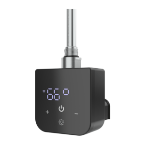 ТЭН для полотенцесушителя  Pro Onlyheat Onyx Black 0,6 кВт 1/2″ (скрытый монтаж) с Wi-Fi