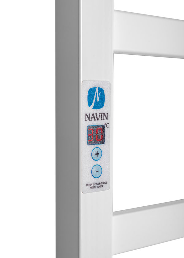 Полотенцесушитель электрический Navin Nordic 500х800 Digital левый (белый бархат) 12-841152-5080